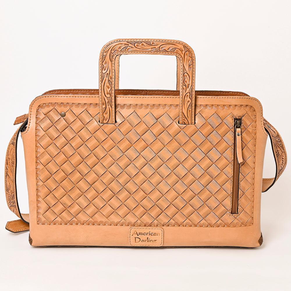 American Darling ADBG1259 Hand Tooled Genuine Leather Women Bag Western Handbag Purse