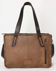 American Darling ADBG1278 Tote Saddle Blanket Hair On Genuine Leather women bag western handbag purse