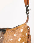 American Darling Hand Tooled Hair On Genuine Leather women bag western handbag purse