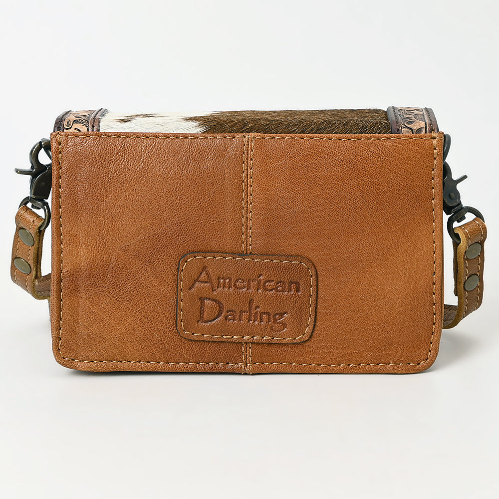 American Darling Cross Body Ii Hand Tooled Hair-onGenuine Leather women bag western handbag purse