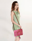 American Darling ADBG1295 Hair-On Genuine Leather Women Bag Western Handbag Purse