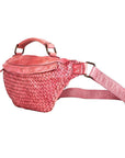 Never Mind Nmbgm148C Fanny Pack Vintage Handmade Genuine Cowhide Leather Women Bag Western Handbag Purse