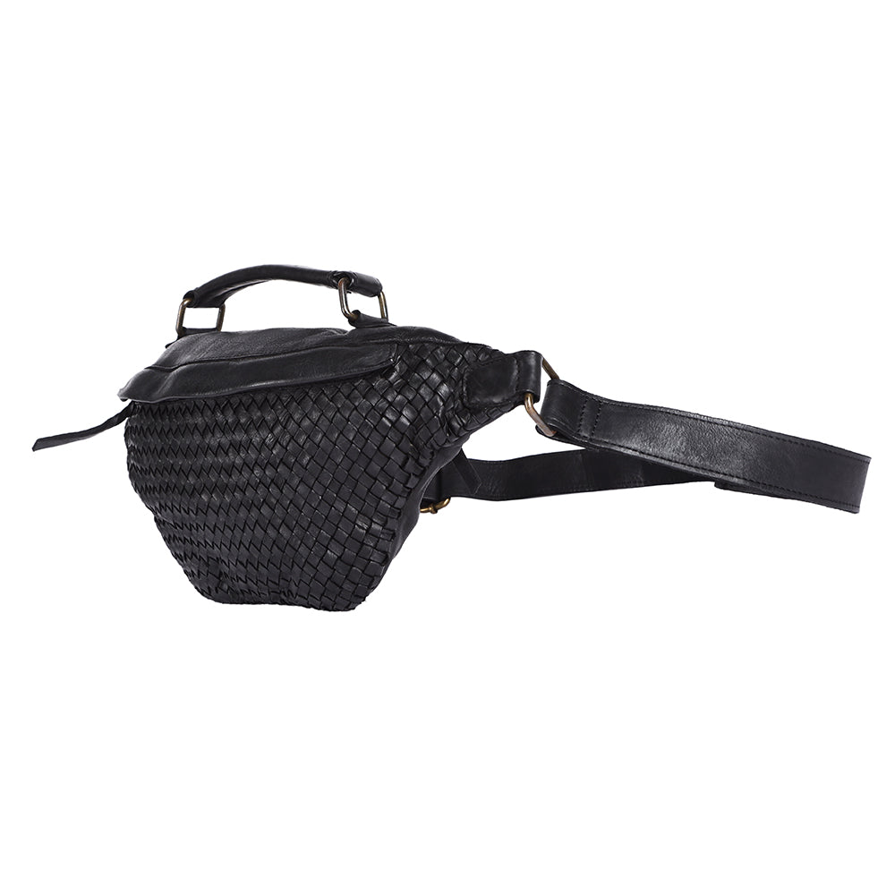Never Mind Nmbgm148D Fanny Pack Vintage Handmade Genuine Cowhide Leather Women Bag Western Handbag Purse