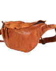 Never Mind Nmbgm149B Fanny Pack Vintage Handmade Genuine Cowhide Leather Women Bag Western Handbag Purse