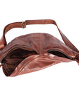 Never Mind Nmbgm150B Fanny Pack Vintage Handmade Genuine Cowhide Leather Women Bag Western Handbag Purse