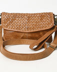 Never Mind Nmbgm155 Small Crossbody Vintage Handmade Genuine Cowhide Leather Women Bag Western Handbag Purse