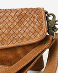 Never Mind Nmbgm155 Small Crossbody Vintage Handmade Genuine Cowhide Leather Women Bag Western Handbag Purse