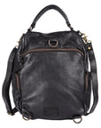 Never Mind Nmbgm156B Backpack Vintage Handmade Genuine Cowhide Leather Women Bag Western Handbag Purse
