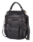 Never Mind Nmbgm156B Backpack Vintage Handmade Genuine Cowhide Leather Women Bag Western Handbag Purse