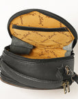 American Darling Canteen Hand Tooled Genuine Leather Women Bag Western Handbag Purse