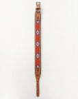 Hilason Western Style Heavy Duty Beaded American Leather Pet Dog Collar