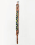 Hilason Western Style Heavy Duty Beaded American Leather Pet Dog Collar