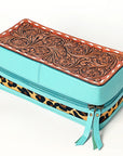 American Darling Hand Tooled Hair On Genuine Leather Women Bag Western Handbag Purse