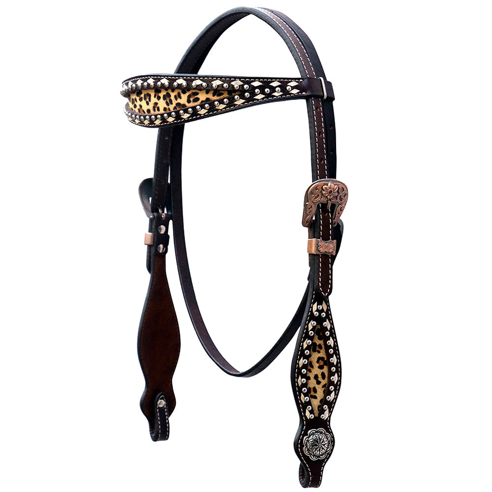 Floral Horse Western Leather Breast Collar &amp; Headstall Comfytack by Hilason