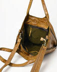 Never Mind Nmbgm160 Tote Vintage Handmade Genuine Cowhide Leather Women Bag Western Handbag Purse