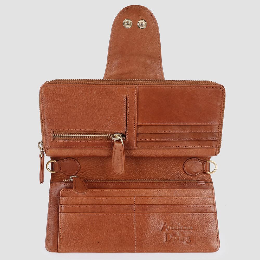 American Darling WALLET Genuine Leather women bag western handbag purse