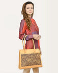 American Darling Hand Tooled Genuine Leather Women Bag Western Handbag Purse
