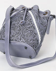 OHLAY OHG101B TOTE Hand Tooled Genuine Leather women bag western handbag purse