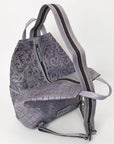 OHLAY OHG102B Backpack Hand Tooled Genuine Leather women bag western handbag purse