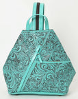 Ohlay Bags OHG102C Backpack Hand Tooled Genuine Leather Women Bag Western Handbag Purse