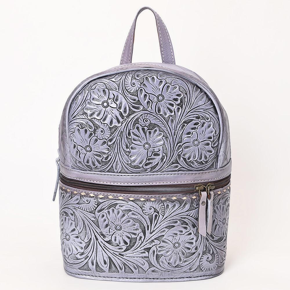 Ohlay Bags OHG103B Backpack Hand Tooled Genuine Leather Women Bag Western Handbag Purse