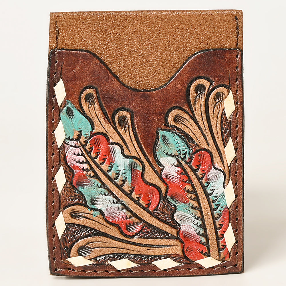 OHLAY OHCCG102A Card-Holder Hand Tooled Genuine Leather women bag western handbag purse