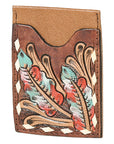 OHLAY OHCCG102A Card-Holder Hand Tooled Genuine Leather women bag western handbag purse