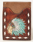 OHLAY SOHCCG102C Card-Holder Hand Tooled Genuine Leather women bag western handbag purse
