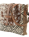 OHLAY OHV110 HOBO Upcycled Wool Upcycled Canvas Hair-on Genuine Leather women bag western handbag purse