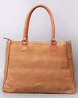 OHLAY WEEKENDER Upcycled Wool Embossed Hair-on Genuine Leather women bag western handbag purse