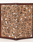 OHLAY WALLET Hand Tooled  Genuine Leather women bag western handbag purse