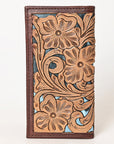 OHLAY WALLET Hand Tooled  Genuine Leather women bag western handbag purse
