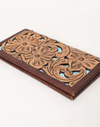 OHLAY WALLET Hand Tooled  Genuine Leather women bag western handbag purse