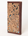 OHLAY WALLET Hand Tooled  Genuine Leather women bag western handbag purse