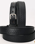 HILASON Western Genuine Leather Belt for Men Women Cowboy Cowgirl Handmade Unisex Full Grain Heavy Duty Tooled Belt for Jeans