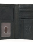 AMERICAN TANNER Genuine Leather Long Bifold Wallet For Men Women H7 X W3