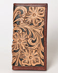 OHLAY WALLET Hand Tooled  Genuine Leather women bag western handbag purse