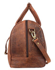 Ohlay Bags OHM101B Duffel Hand Tooled Genuine Leather Women Bag Western Handbag Purse