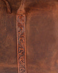 Ohlay Bags OHM101B Duffel Hand Tooled Genuine Leather Women Bag Western Handbag Purse