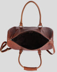 Ohlay Bags OHM102 Duffel Hand Tooled Genuine Leather Women Bag Western Handbag Purse