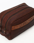 OHLAY TOILETRY Hand Tooled  Genuine Leather women bag western handbag purse