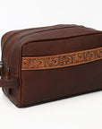 OHLAY TOILETRY Hand Tooled  Genuine Leather women bag western handbag purse