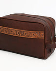 OHLAY TOILETRY Hand Tooled  Genuine Leather women bag western handbag purse