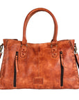 Never Mind Nmbgm125B Tote Vintage Handmade Genuine Cowhide Leather Women Bag Western Handbag Purse