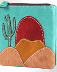 American Darling Coin Purse Genuine Leather Western Women Bag | Handbag Wristlet Travel Clutch