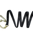 7 ft. Hilason Western Horse Flexible NYLON WEBBING LEAD/CHAIN-BK