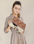 ADBGA458 American Darling Hand Tooled Hair On Genuine Leather Women Bag Western Handbag Purse