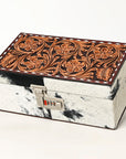 ADBGA458 American Darling Hand Tooled Hair On Genuine Leather Women Bag Western Handbag Purse