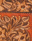 ADBGA460 American Darling Hand Tooled Hair On Genuine Leather Women Bag Western Handbag Purse