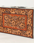 ADBGA460 American Darling Hand Tooled Hair On Genuine Leather Women Bag Western Handbag Purse